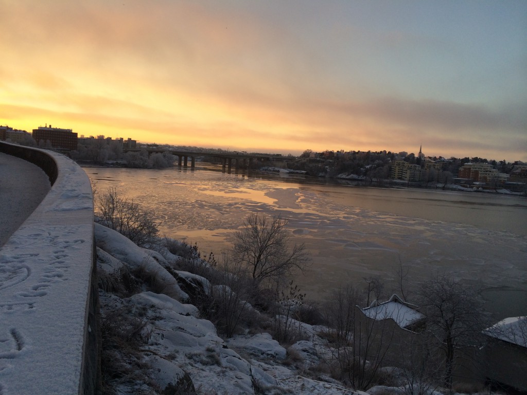Kungsholmen en tidig vintermorgon 2014